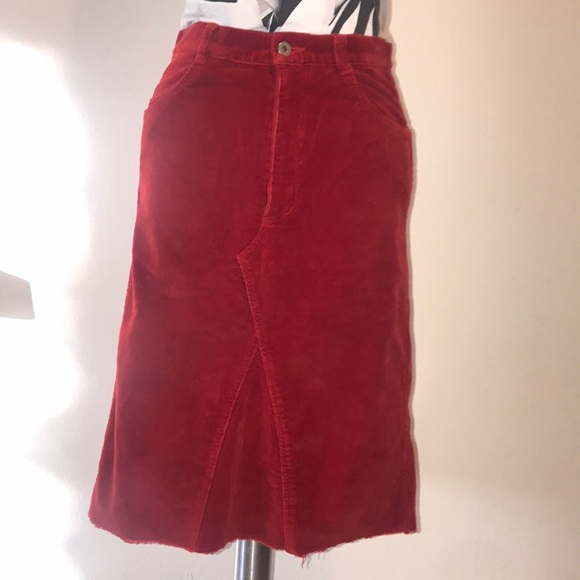 Doc Lab Y2K Kitson corduroy Skirt Size 28 - Picture 1 of 8